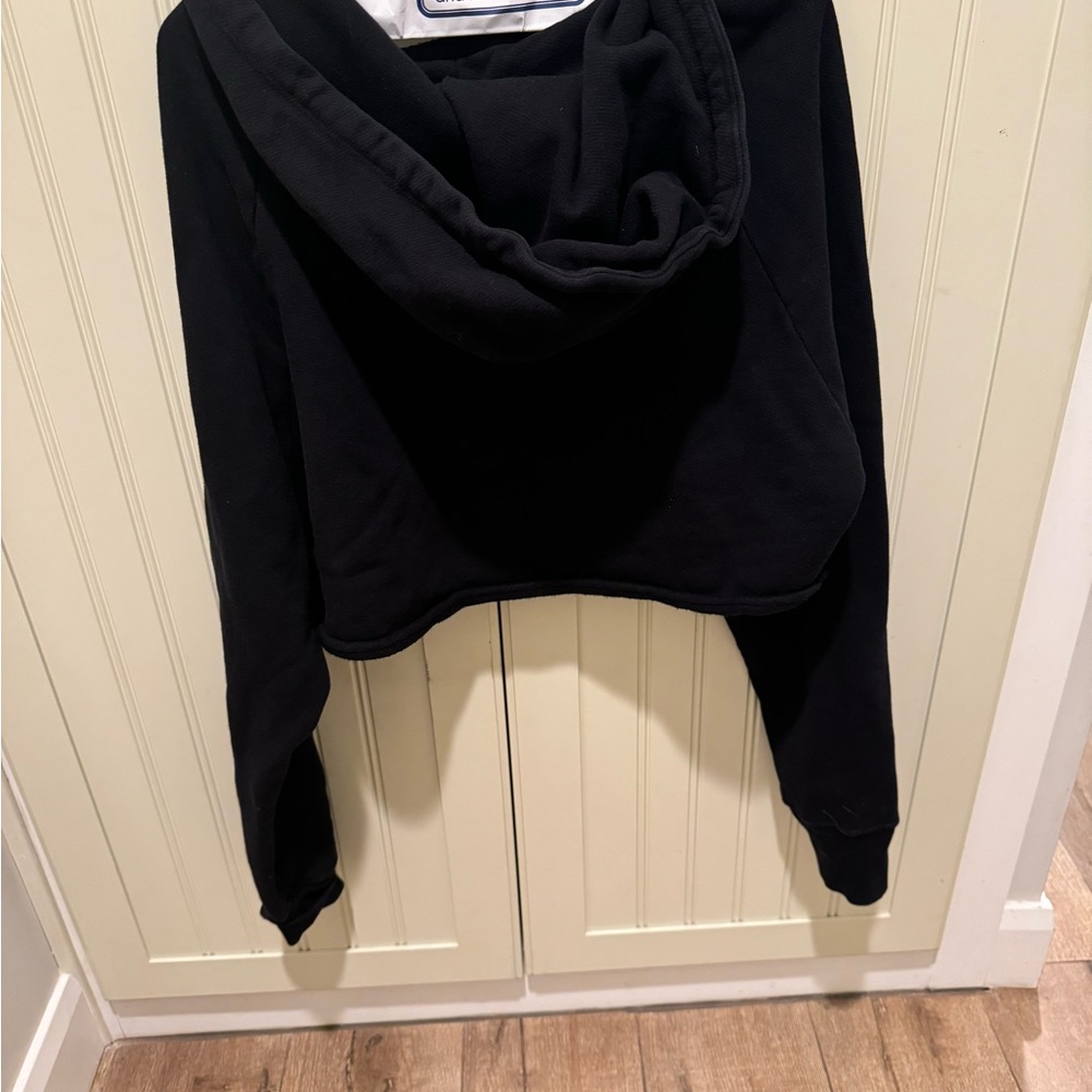 Vintage Souls for Free People Crop Hoodie Sweatshirt - Picture 4 of 6